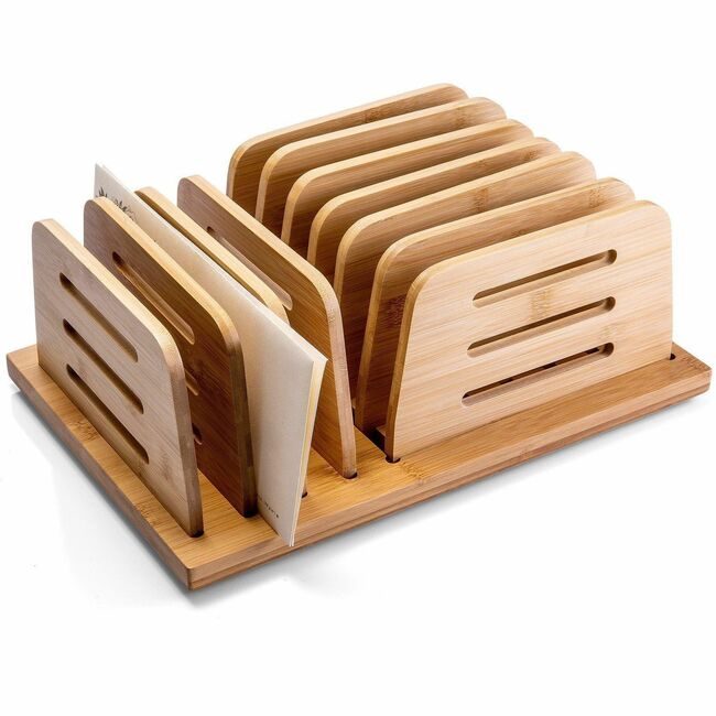 Officemate Sortr File 9 CMPT Large Bamboo OIC71002
