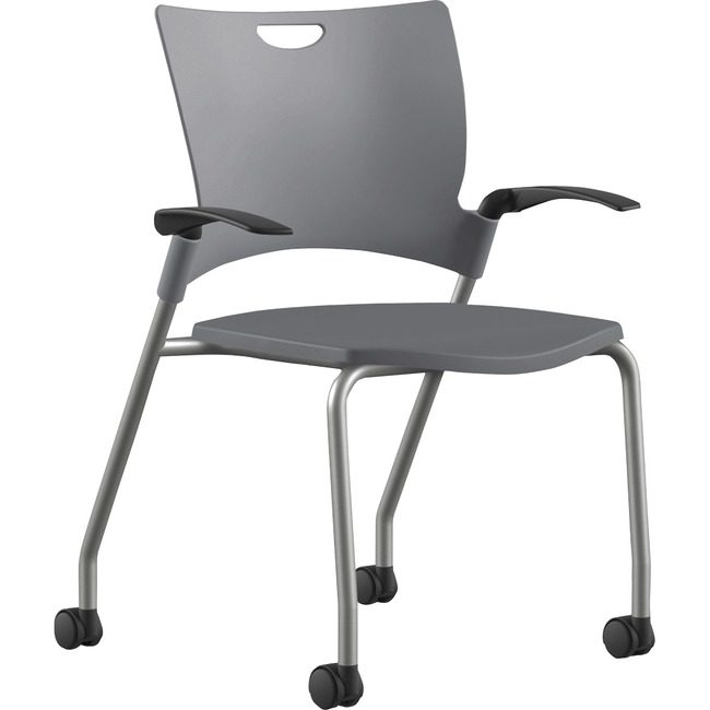 9to5 Seating Chair Stck Plastic 25" Gy/Sr NTF1315A12SFP14