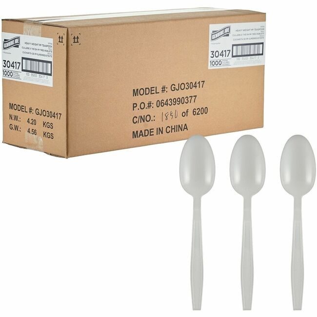 Genuine Joe Spoon Hw Pp White GJO30417