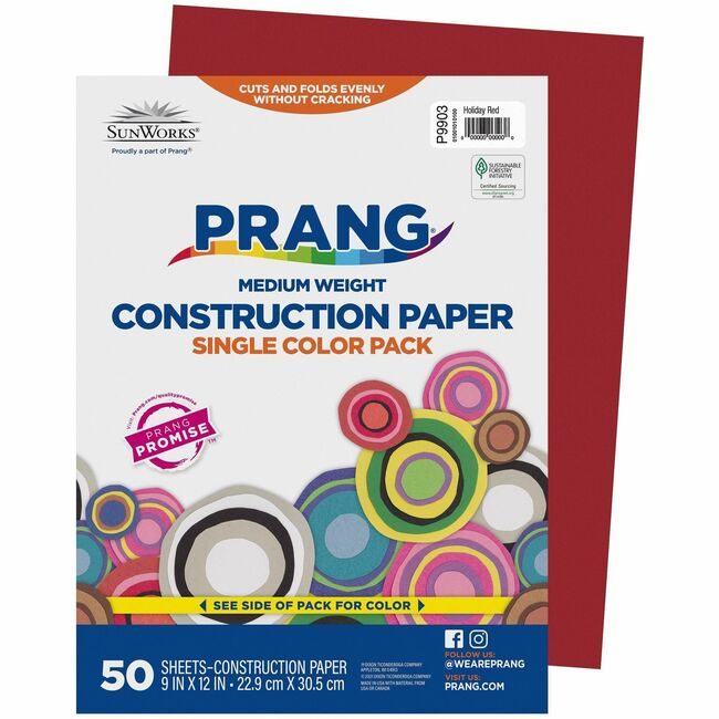 Pacon Corporation Paper Constr 9X12 Hrd 50SH PAC9903