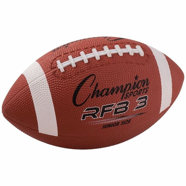 Champion Sports Ball Football Jr Size Br CSIRFB3