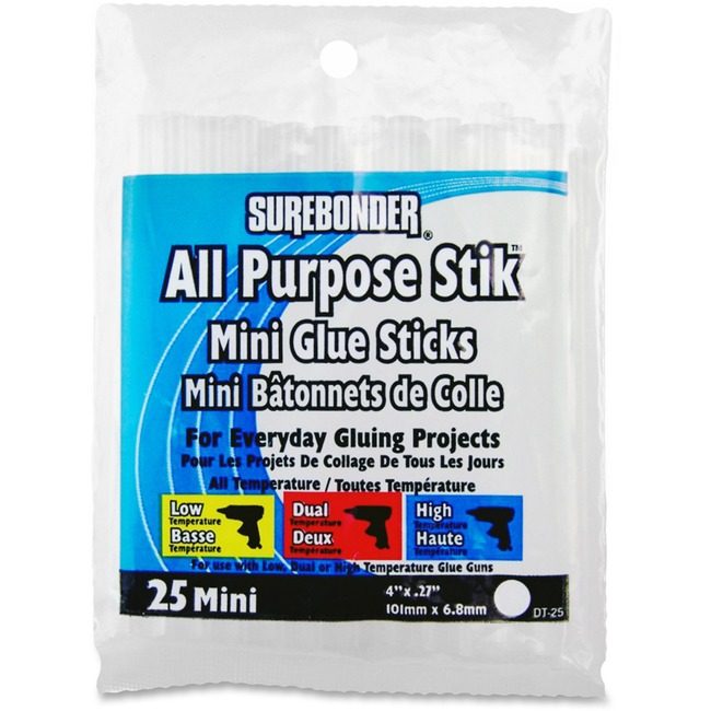 FPC Corporation SureBonder Glue Sticks Mini All Temp FPRDT-25