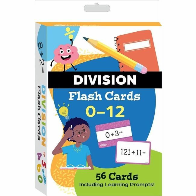 Teacher Created Materials / Shell Education Cards Flash Division 0-12 SHL155918