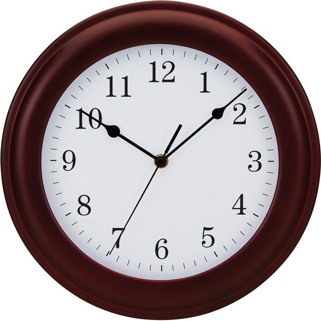 Victory Light, Ltd. Clock Wall 12" Mahogany VLUTC8743FE