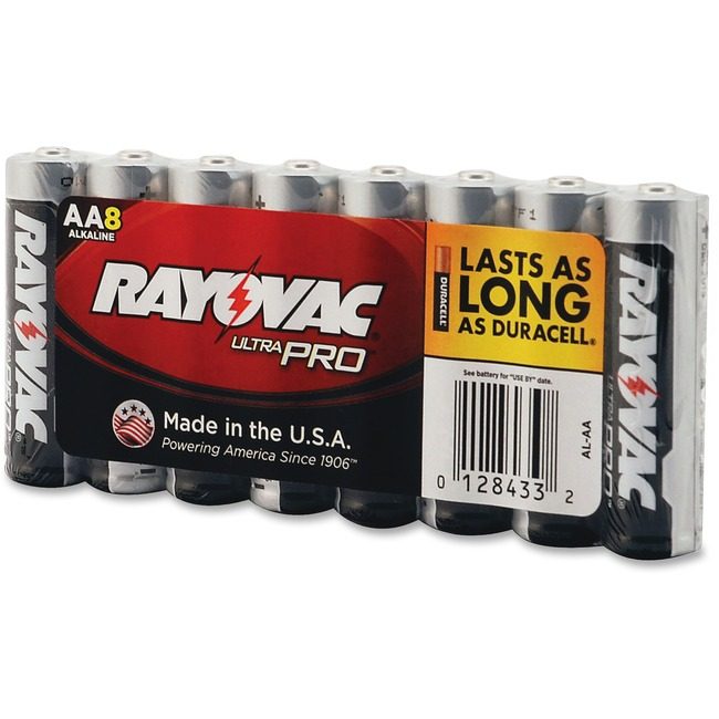 Energizer Holdings Rayovac Battery Indust Aa 8/PK RAYALAA8JCT