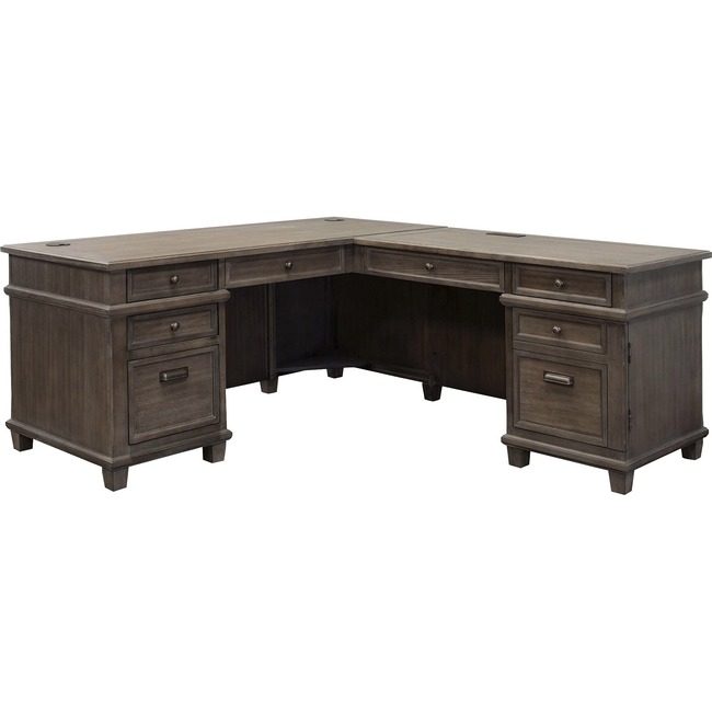 Martin Furniture L Desk With Right Return MRTIMCA684RRR