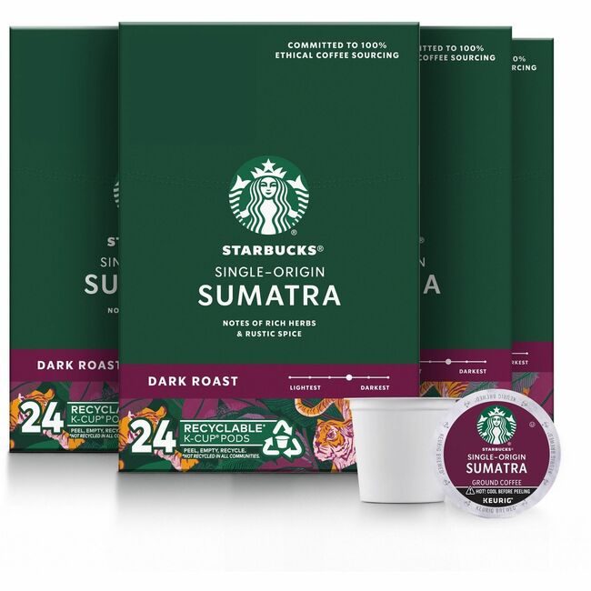 Seattle's Best Coffee Starbucks Coffee Company Seattle's Best Sumatra Kcup 24 Count SBK91281CT