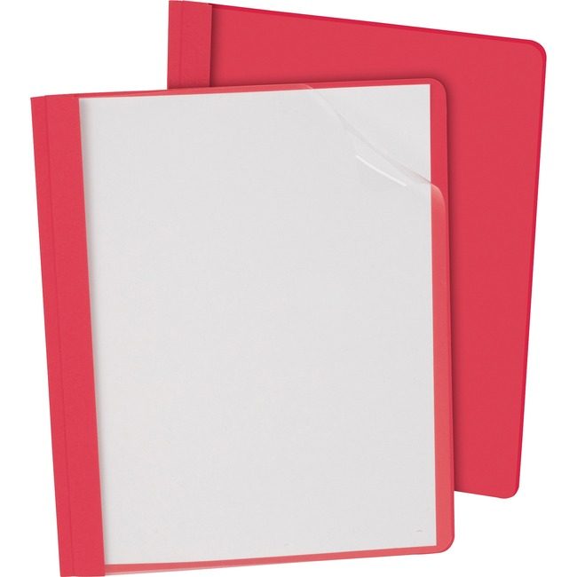 TOPS Products / ACCO legacy Oxford Cover Report Clearcover Red OXF55811