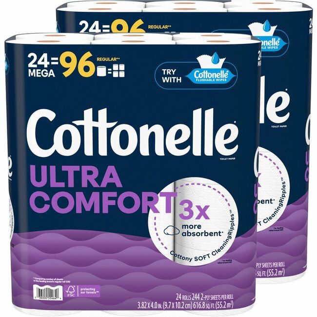 Kimberly-Clark Professional Kleenex / Scott / WypAll / Kimtech Paper Toilet Comfort 24 KCC55464CT