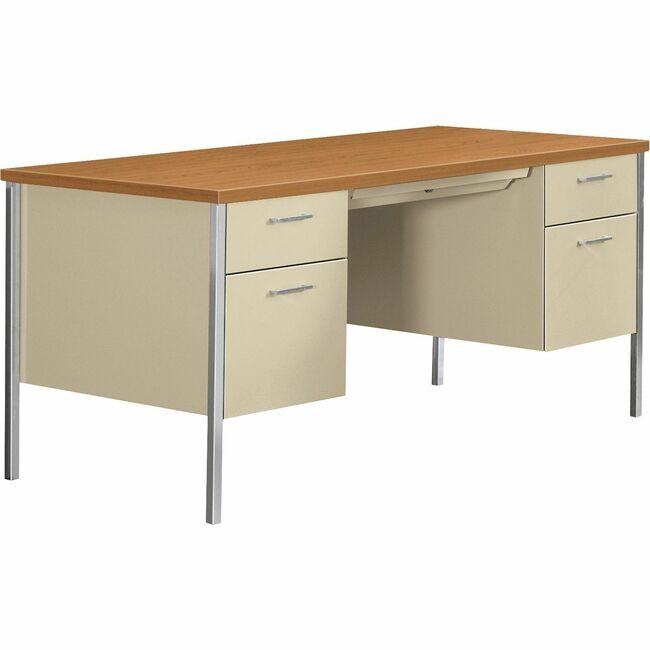 The HON Company Desk Double Pedestal HON34962CL