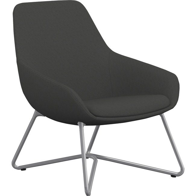 9to5 Seating Chair Lng W/Arm Fbrc Gy/Sr NTF9111LGSFDO