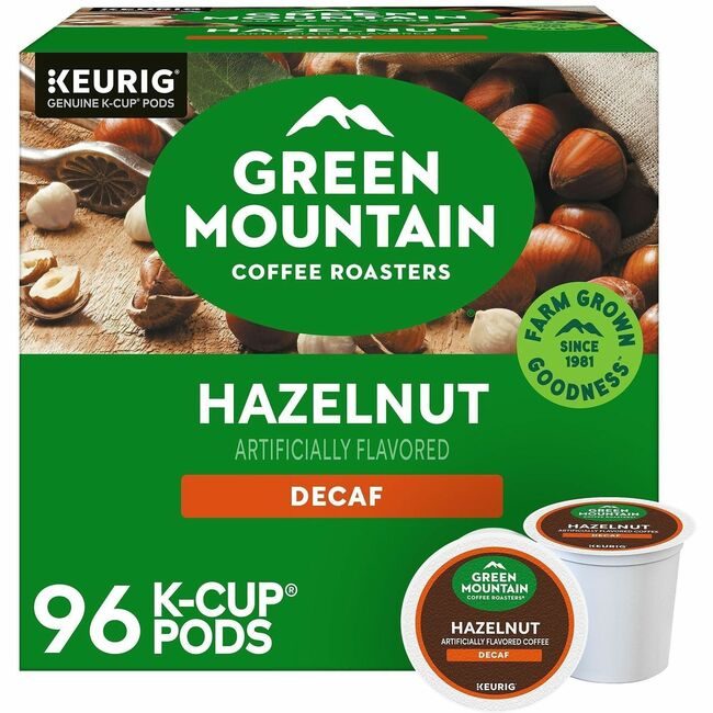 Keurig Dr Pepper / Green Mountain Coffee Roasters Kcup Hazelnutdecaf 24BX GMT7792CT