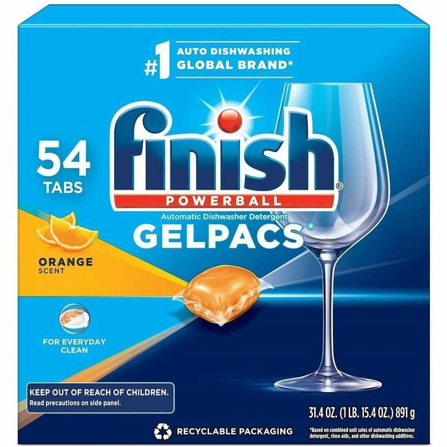 Reckitt Lysol / Resolve / Air Wick / Easy-Off / product-specific Detergent Gelpac Orange RAC81181
