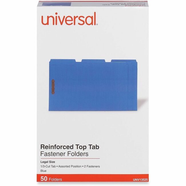 Universal Office Products Folder 2FSTNR Legal 50 Be UNV13525
