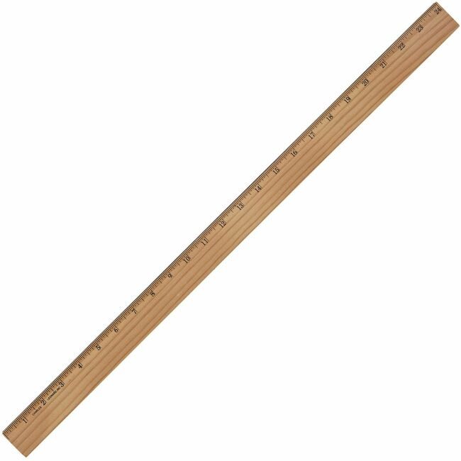 Charles Leonard Ruler Office 24" Metaledge LEO77324