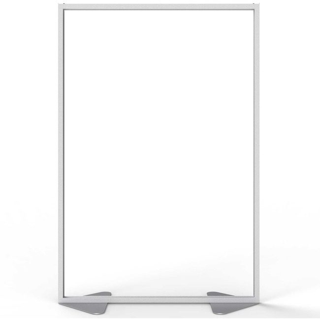 Ghent Manufacturing Partition Aluminum 72X48 Clear GHEMP724870