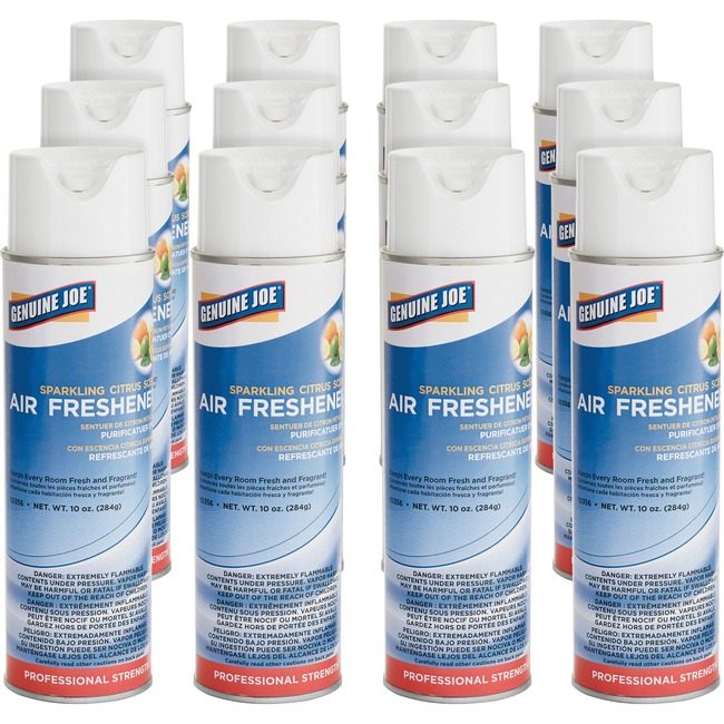 Genuine Joe Spray Fresh Air Scnt Citrus GJO10356CT
