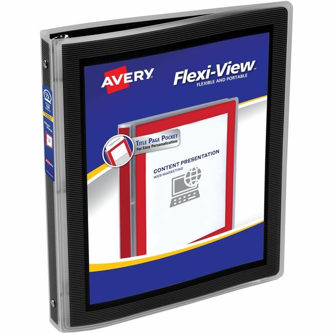 Avery Products Corporation Binder Flx-Vw Rnd 0.5" Black AVE15767
