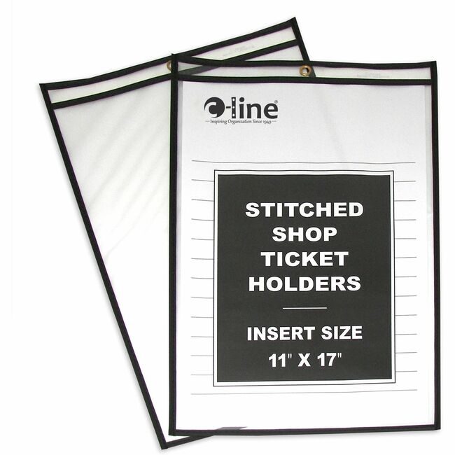 C-Line Products Holder Shopticket 11X17 Clear CLI46117
