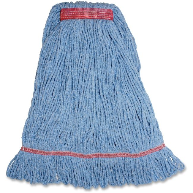 Genuine Joe Mop Large Blend Nrwband Blue GJOLBL1B
