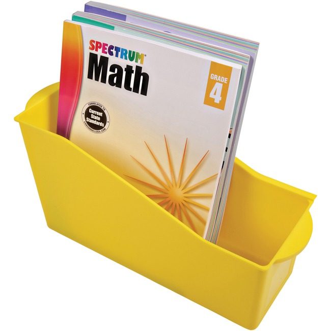 Deflecto Book Bin Yellow DEF39508YEL