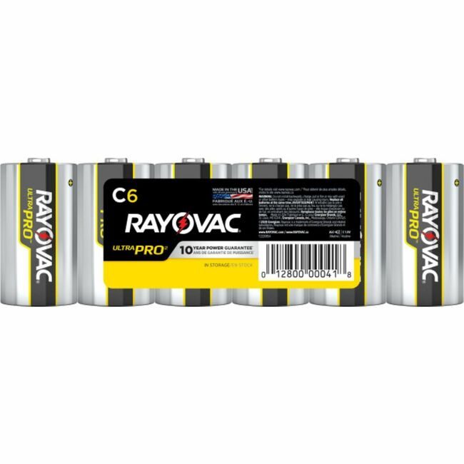 Energizer Holdings Rayovac Battery Alkaline C RAYALC6J