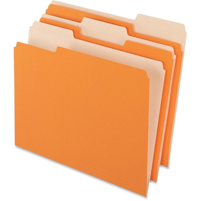 Pendaflex Folder File Letter 1/3 Or/Ltor PFX15213ORA