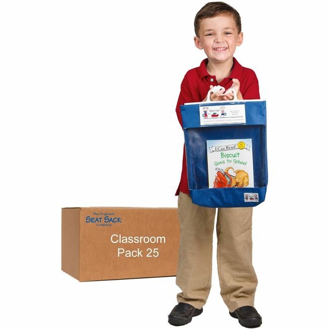 The Original Seat Sack Company Bag Book Pouch 25 Pack Blue SSK80190