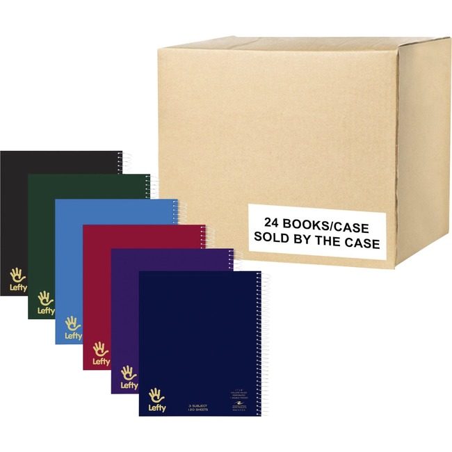 Roaring Spring Paper Products Notebook Lefty 3SUB 11" ROA13506CS