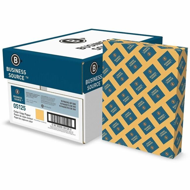 Business Source Paper 8.5X11 20LB Goldenrod BSN05125