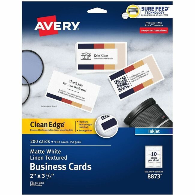 Avery Products Corporation Business Card Ij We AVE08873