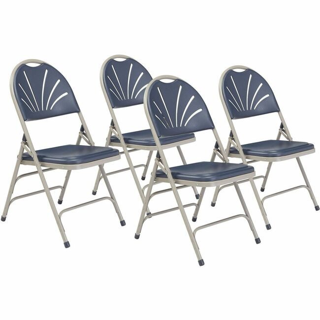 National Public Seating Chair Fold Plast Dkblu 1100 NPS1115