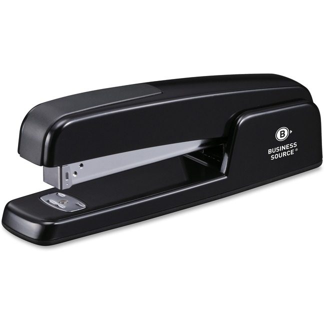 Business Source Stapler Desk Full Diecst Black BSN41877