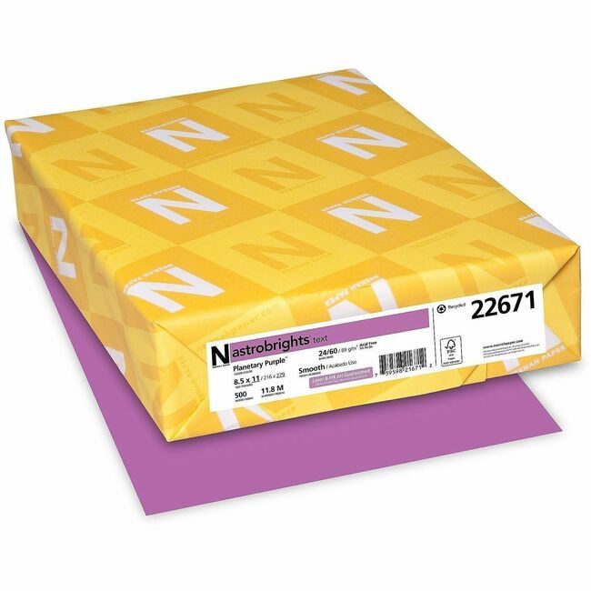 Neenah Paper, Inc. Astrobrights Astrobrt 24# Plnet Pe WAU22671