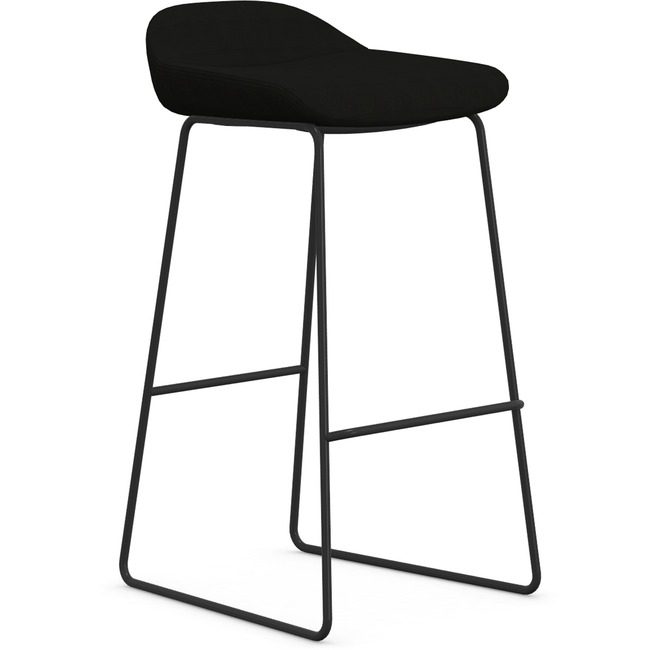 9to5 Seating Stool Bar Sldbse Fbrc On/Bk NTF9165STBFON
