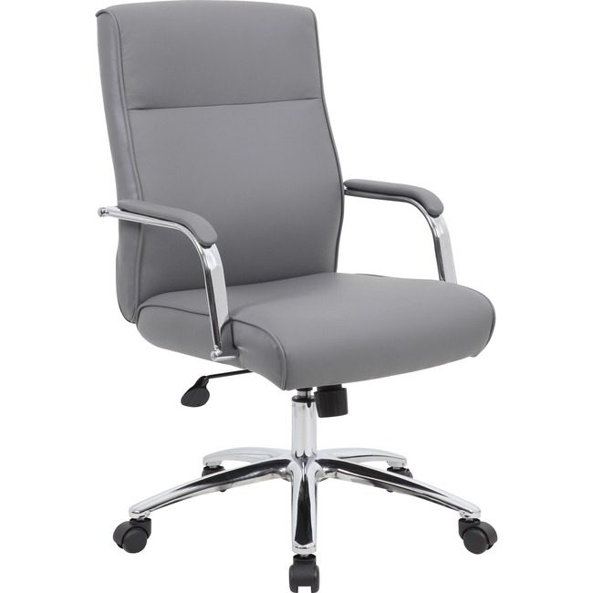 Boss Office Products Chair Conference Gray BOPB696CGY