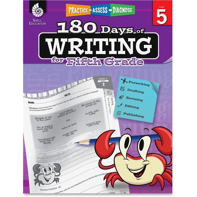Teacher Created Materials / Shell Education Book 180 DAYS WRITING GRD 5 SHL51528