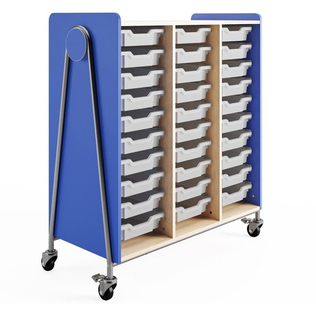 Safco Products Storage Mobile 48IN Blue SAF3930SBU