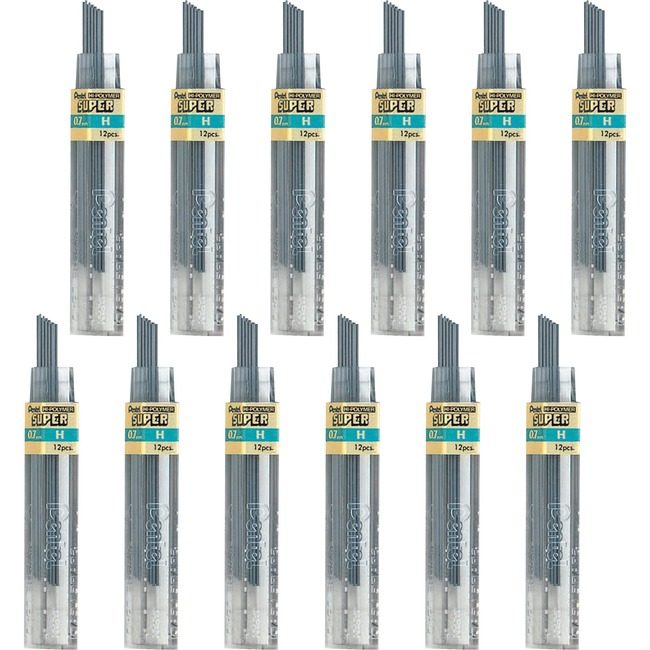 Pentel of America Lead 0.7MM H/Black 12 Count PEN50HBX