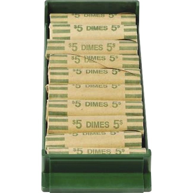 Controltek Tray Coin Stk Grn Plastic CNK560562