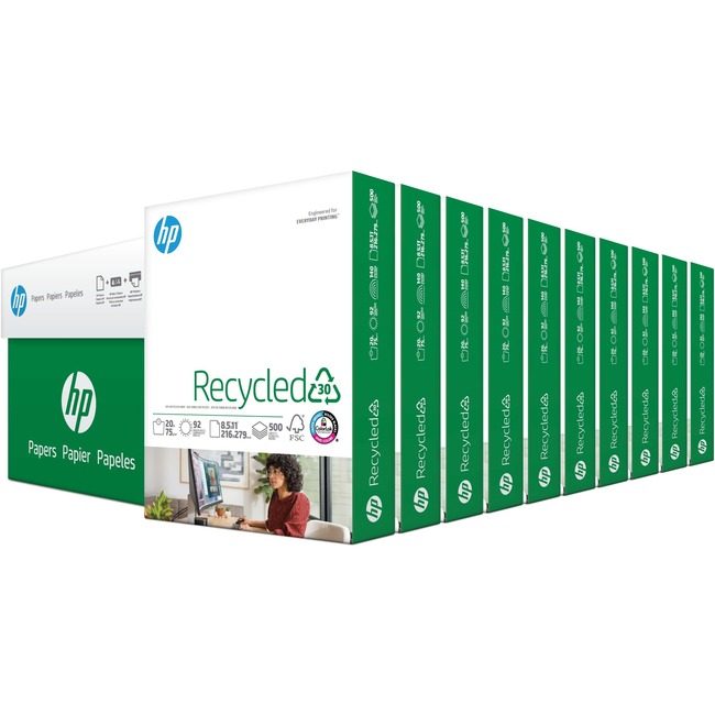 HP Inc. / Hewlett-Packard Paper Recycled 20# 8.5X11 HEW112100