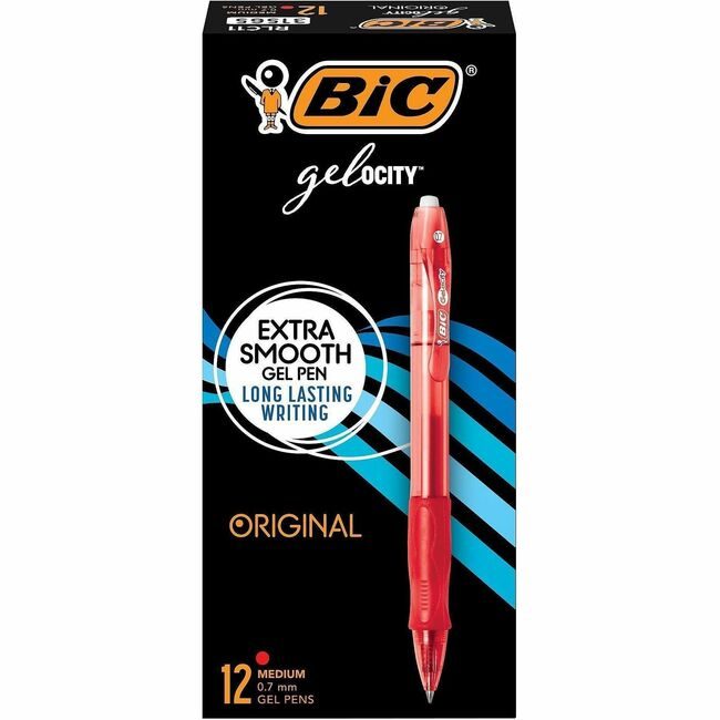 BIC Corporation Pen Gelocity Rt 0.7MM Red BICRLC11RD