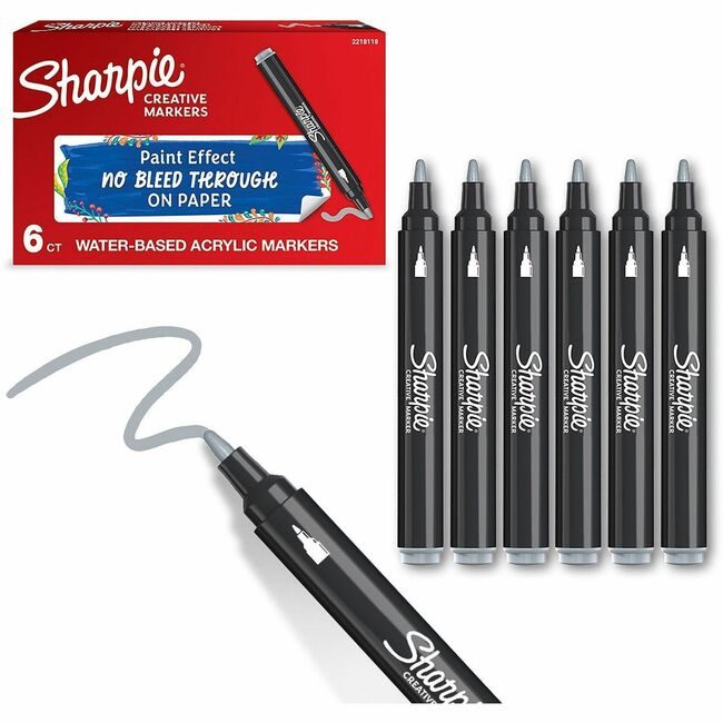 Sharpie / Expo / Prismacolor / Sanford Newell Brands / Sanford Sharpie / Expo / Prismacolor / Marker Shrp Bulcreate Gray SAN2218118