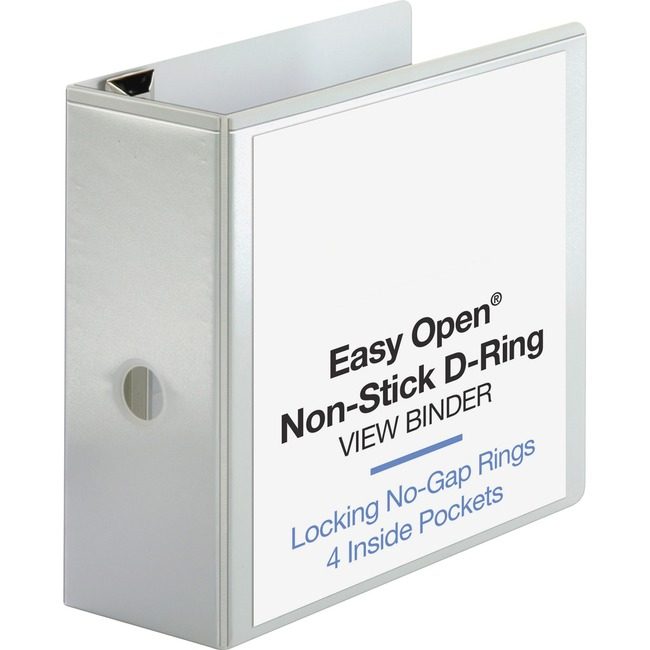 Business Source Binder View D-Ring 5" We BSN26965