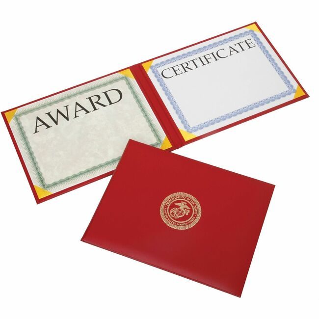 Varies / verify SKU SKU-LEVEL VERIFICATION REQUIRED Binder Awrd Gdusmc Land Red NSN7146630