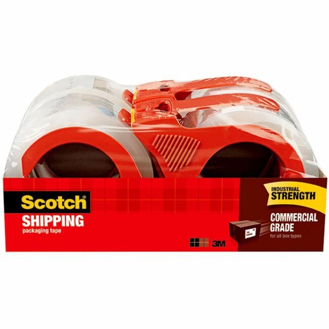 3M Company Tape Pkg W/Dispnsr 4 Pack Clear MMM37504RD