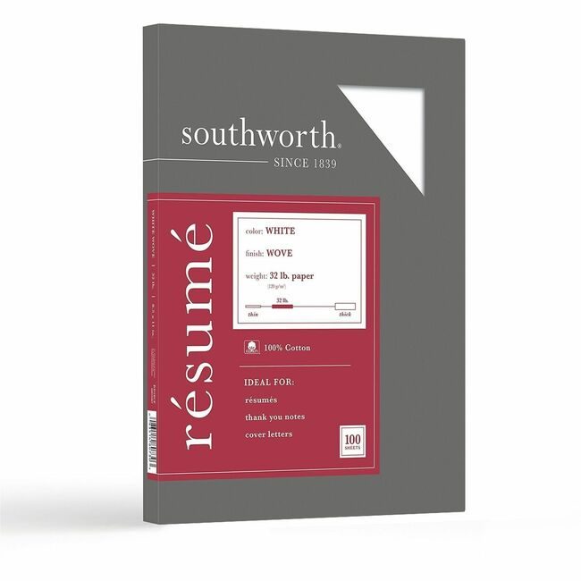 Southworth Paper Resume 32# White SOURD18CF