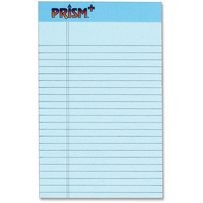 TOPS Products Pads 5X8IN Blue 12 Pack TOP63020