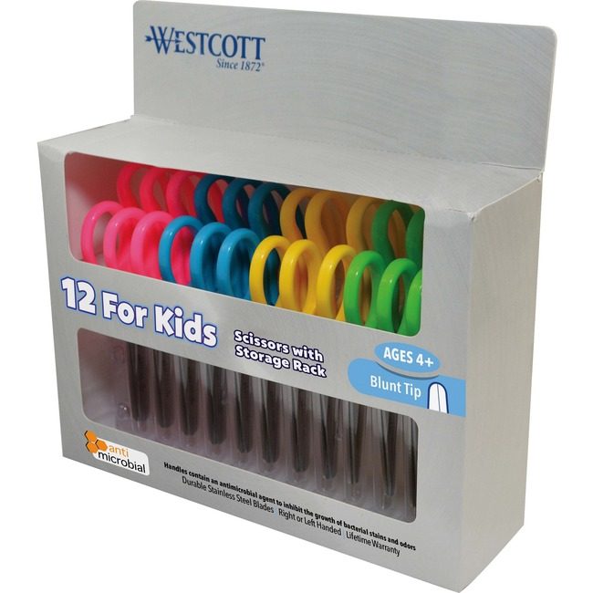 Westcott / Acme United Acme United Corporation Westcott / Scissors Antimcr Blunt 12 Pack ACM14871