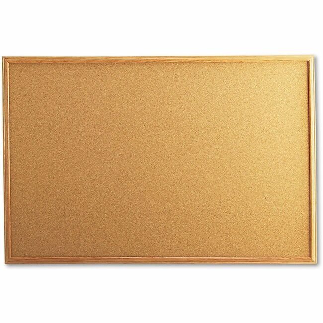 Universal Office Products Board Bulletin 24X36 Wood UNV43603